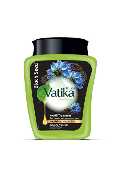 Vatika حمام زيت طبيعي معالج بالزيت الساخن غني ببذور الحبة السوداء حماية كاملة