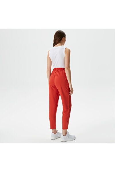Nautica Kadın Kırmızı Relaxed Fit Pantolon