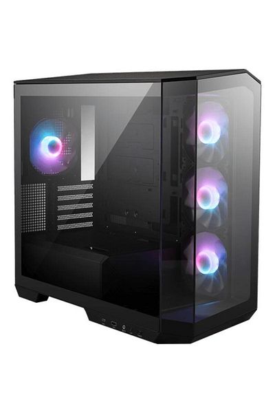 MSI MSI MAG PANO M100R PZ Case, Mini Tower, Without Power Supply, mATX, mITX (Black)