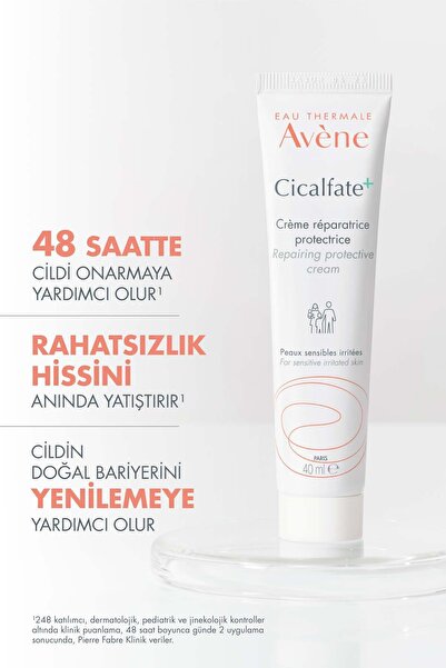 Avene Cicalfate+ Hassas ve Yıpranmış Ciltlerin Yatışmasına ve Onarılmasına Yardımcı Bakım Kremi 40 ml
