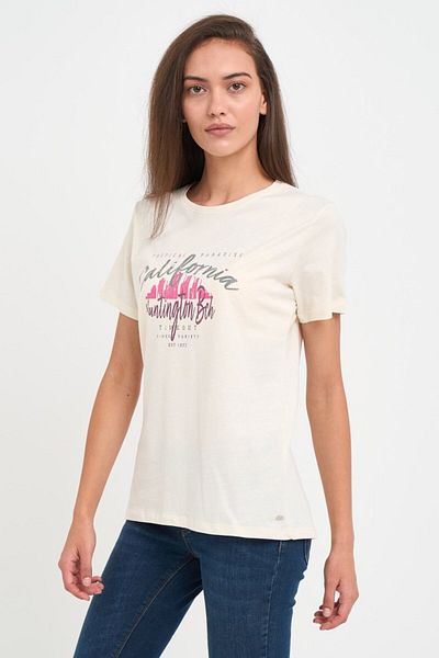 Timeout Tricou dama cu imprimeu text grafic