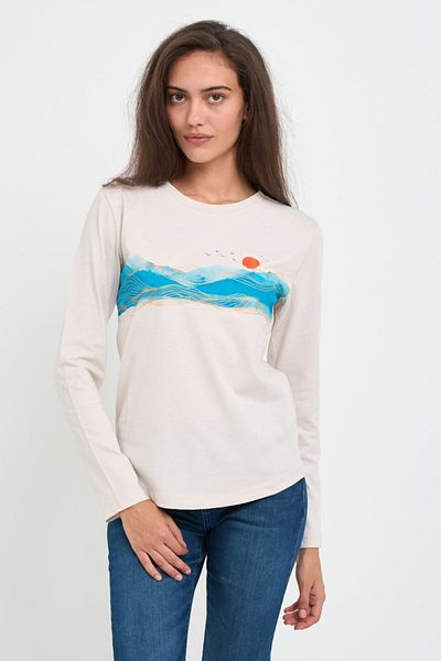 Kenvelo Tricou dama cu maneca lunga cu imprimeu