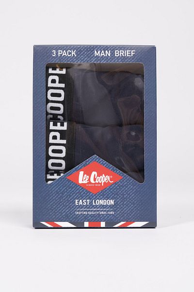 Lee Cooper Set of 3 pairs of briefs with logo