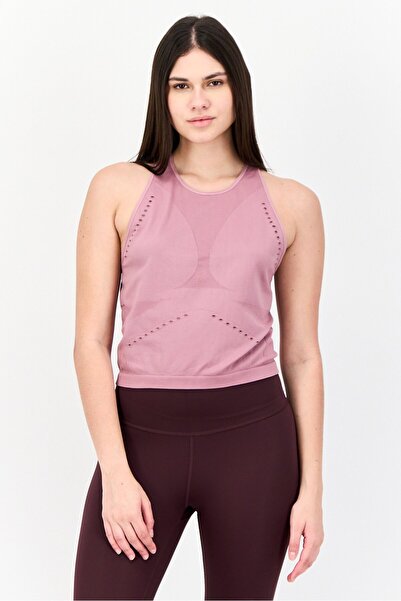 adidas Women Sportswear Fit Sleeveless Training Top, Mauve