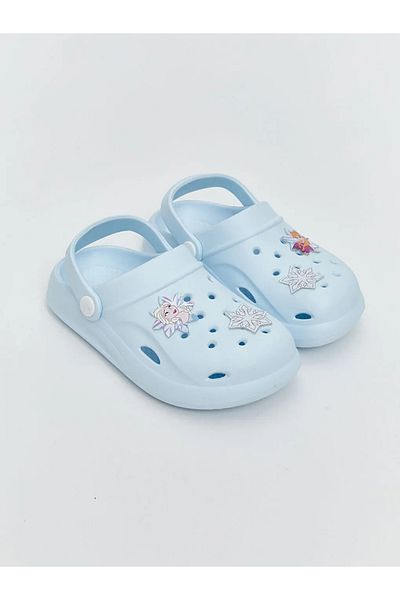 LC Waikiki Blue Printed Girl's Beach Sandals