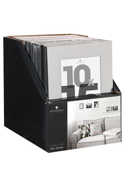Atmosphera Lise Elegant and Simple Design Dynamic Photo Frame Silver 10 x 15cm