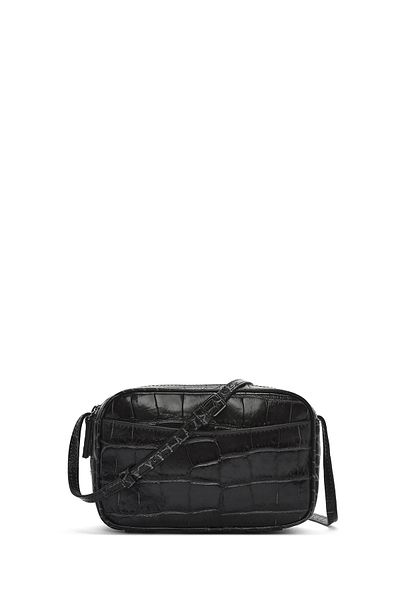Derimod Women's Black Printed Mini Crossbody Bag 24Wbd2306E3