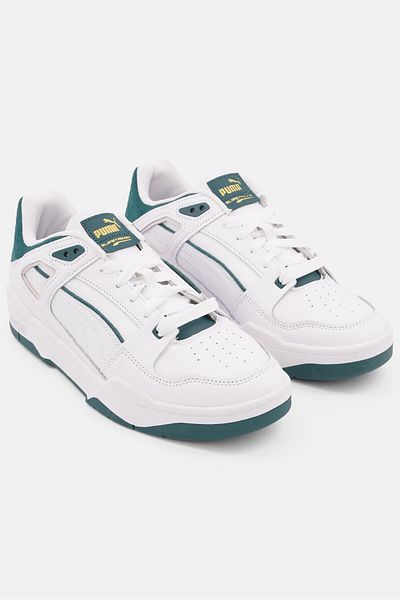 Puma Men Slipstream Lace Up Outdoor Sports Shoes, White Combo