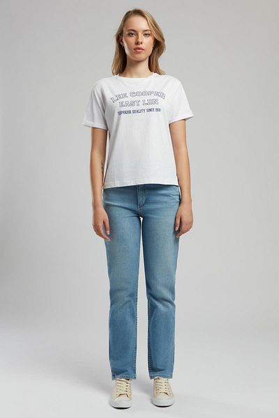 Lee Cooper Cosep Women's O Neck T-Shirt White