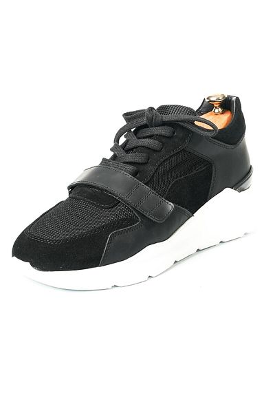 TETRİ Mosca Model Genuine Leather Men's Black Casual Shoes - Men's Daily Black Leather Shoes
