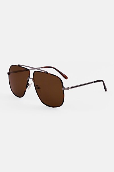 Guess Men Gf0239 Square Sunglasses, Browm