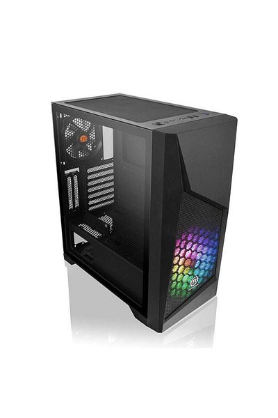 THERMALTAKE Carcasa Thermaltake Commander G32, Mid Tower, Tempered Glass, iluminare aRGB (Negru)