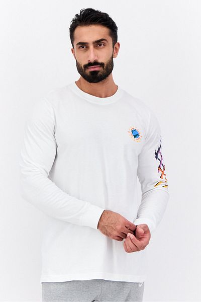 adidas Men Sportswear Fit Printed Outdoor T-shirt, White