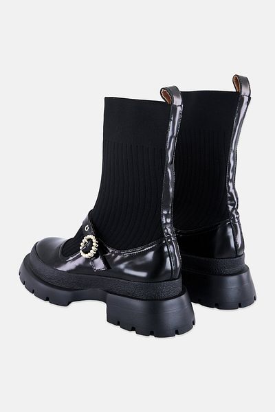 Steve Madden Women Dancey Slip On Ankle Boots, Black