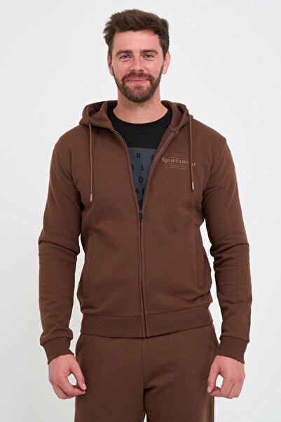 Kenvelo Men's hoodie with applied logo