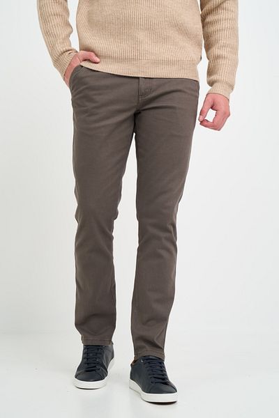 Kenvelo Men's solid-colored pants with slant pockets