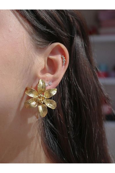 Reorah Collection Hibiscus Earrings