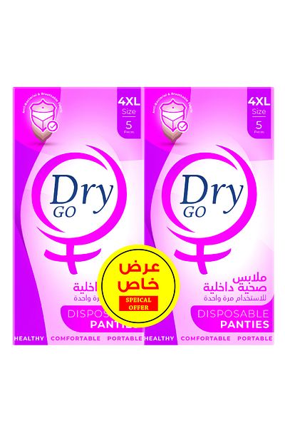 DRY Dry Go Disposable Underwear - 10 Pieces - Size 4XL, Special Offer