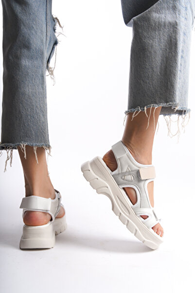 Solo Bag DEL'SOLERA Günlük Ortopedik Taban Ergonomik Rahat Hafif Şık Cırtlı Ayarlanabilir Tokalı Sandalet