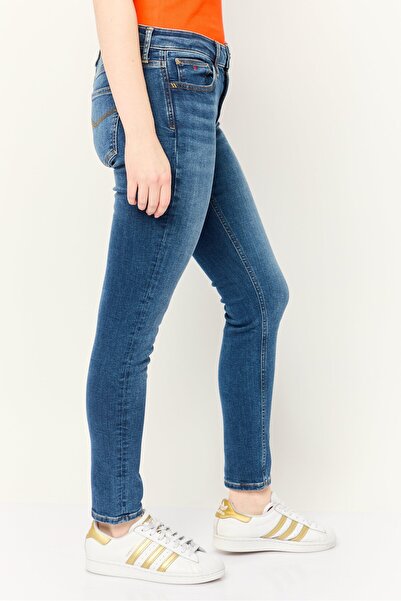 Esprit Women Skinny Fit Washed Stretchable Denim Jeans, Blue