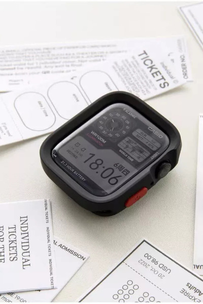 PSGT Apple Watch 2024 Kasa Koruyucu Kılıf, Yeni Tampon Yumuşak Apple Watch Se...