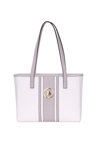 U.S. Polo Assn. Geantă exclusivă online pentru femei Us8029 White-Grey