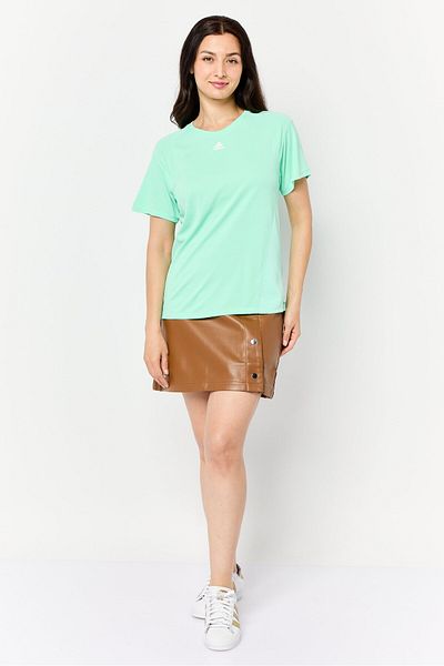 adidas Women Sportswear Fit Short Sleeve Training Top, Mint Green