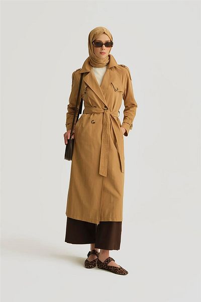 Armine Καπάκι από βαμβακερό μείγμα 25yh707 Camel