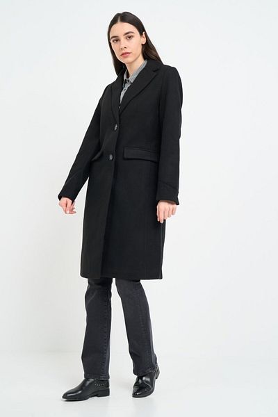 Timeout Women's solid-colored coat with pockets