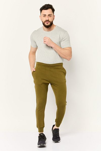 Levi's Men Regular Fit Brand Logo Jogger Pants, Green