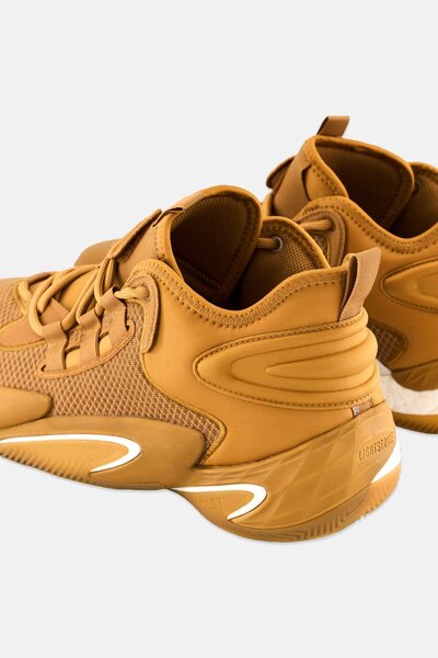 adidas Men BYW Select Lace Up Basketball Shoes, Tan