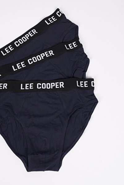 Lee Cooper Set 3 perechi de chiloti slip cu logo
