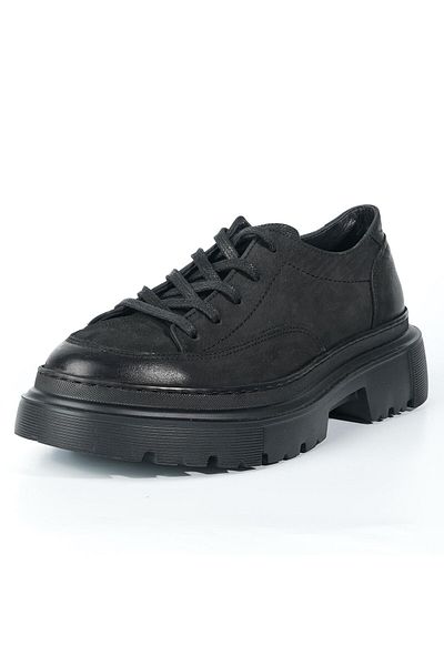TETRİ Juanito Model Genuine Leather Men's Black Casual Shoes