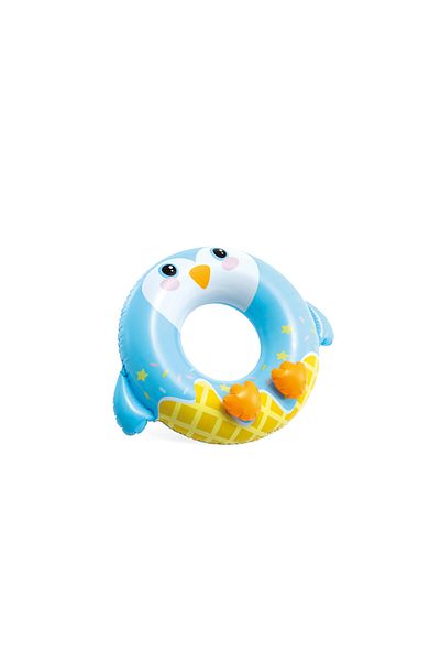 Intex Penguin Printed Bagel +8 Years Old Swimming Ring Pool Sea Inflatable Swimmer Sea Ring Pool