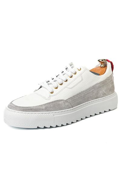 TETRİ Sucre Model Genuine Leather Men's White Sneakers