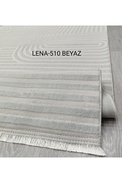 DECOSER HALI Decoser Lena Koleksiyonu Dokuma Halı DH510 Beyaz