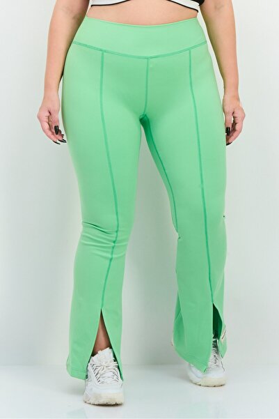 The Giving Movement Women Full Length Brand Logo Legging, Light Green