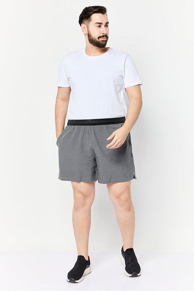 adidas Men Sportswear Fit Brand Logo Training Short, Grey