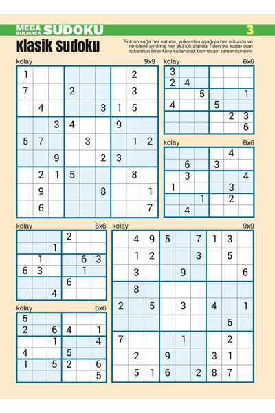 MEGA Sudoku Bulmaca 002