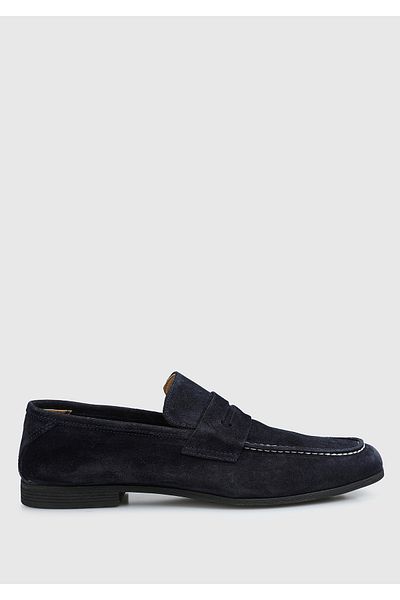 Provoq Δερμάτινα Ανδρικά Παπούτσια - Navy Blue