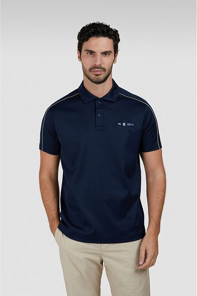 PAUL&SHARK Men's Regular Fit Golfe T-Shrt - Yellow Short Sleeves, Cotton, Stripe