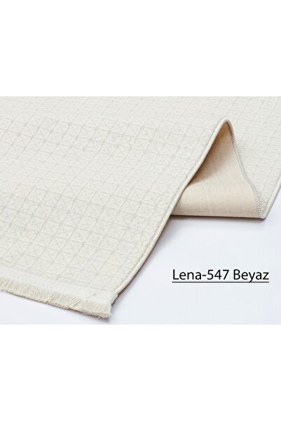 DECOSER HALI Decoser Lena Koleksiyonu Dokuma Halı DH5047 Beyaz