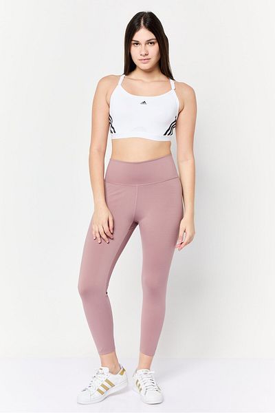 adidas Women Tight Fit Training Optime Luxe 7/8 Leggings, Mauve