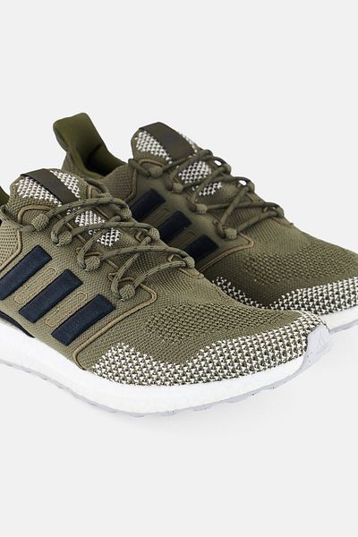 adidas Men Ultraboost 1,0 Lace Up Running Shoes, Olive