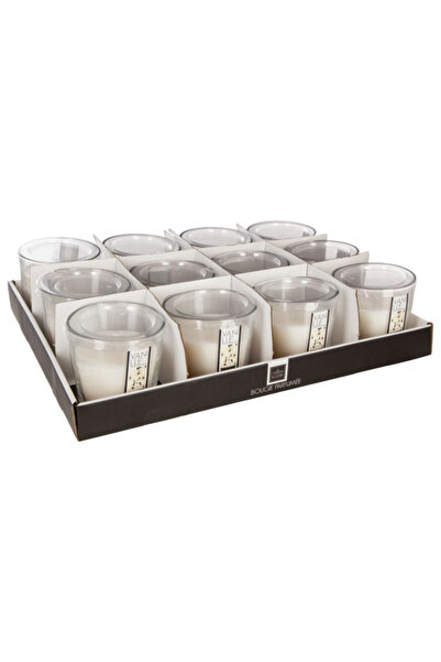 Atmosphera شمعة نينا طويلة الأمد برائحة الفانيليا في برطمان أبيض 90 جم