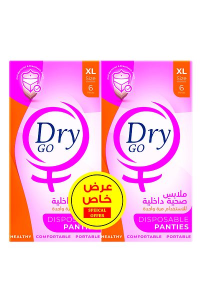 DRY Dry Go Disposable Underwear - 12 Pieces - Size XL, Special Offer