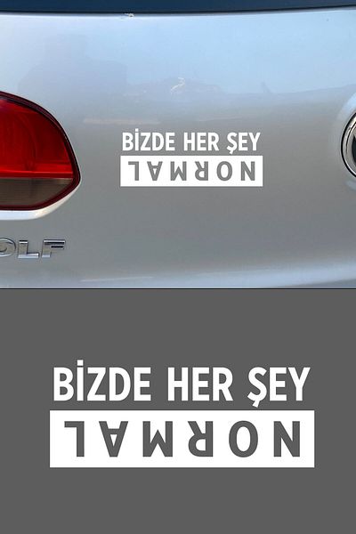 New Jargon 20 X 8 Cm Suntem Toate Normal Autocolant pentru parbriz Autocolant pentru masina