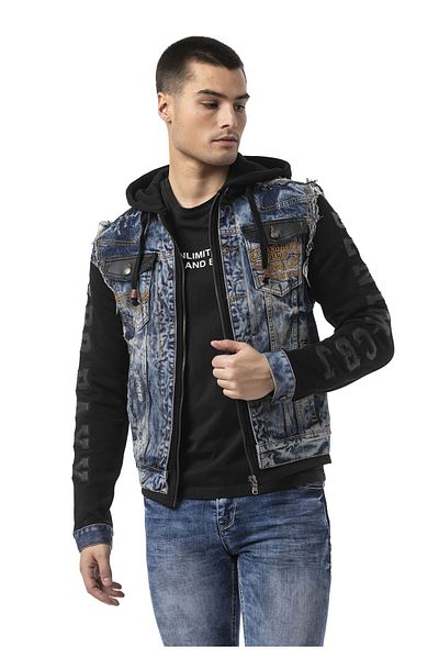 Cipo & Baxx CJ309 Iron Rebel Jean Ανδρικό Μπουφάν