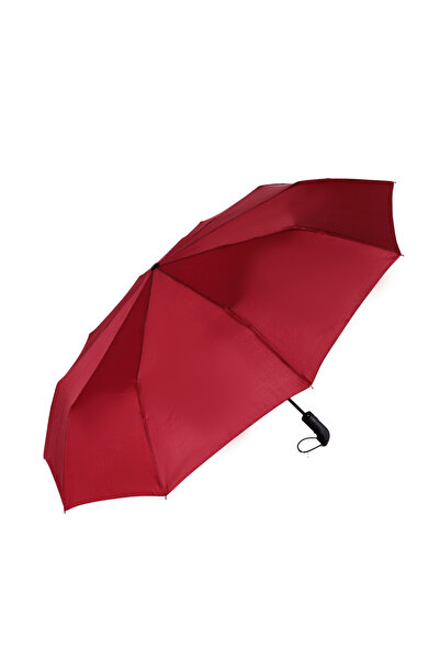 Biggdesign Umbrelă automată Moods Up Premium cu mâner din lemn, roșie