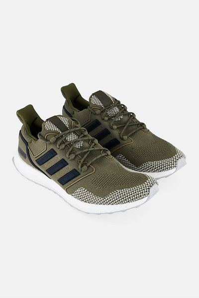 adidas Men Ultraboost 1,0 Lace Up Running Shoes, Olive